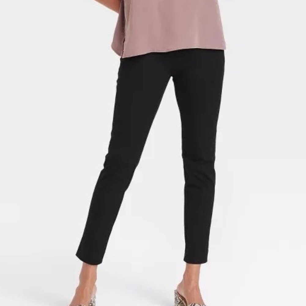 a new day High Rise Skinny Black Ankle Pants‎ Size M